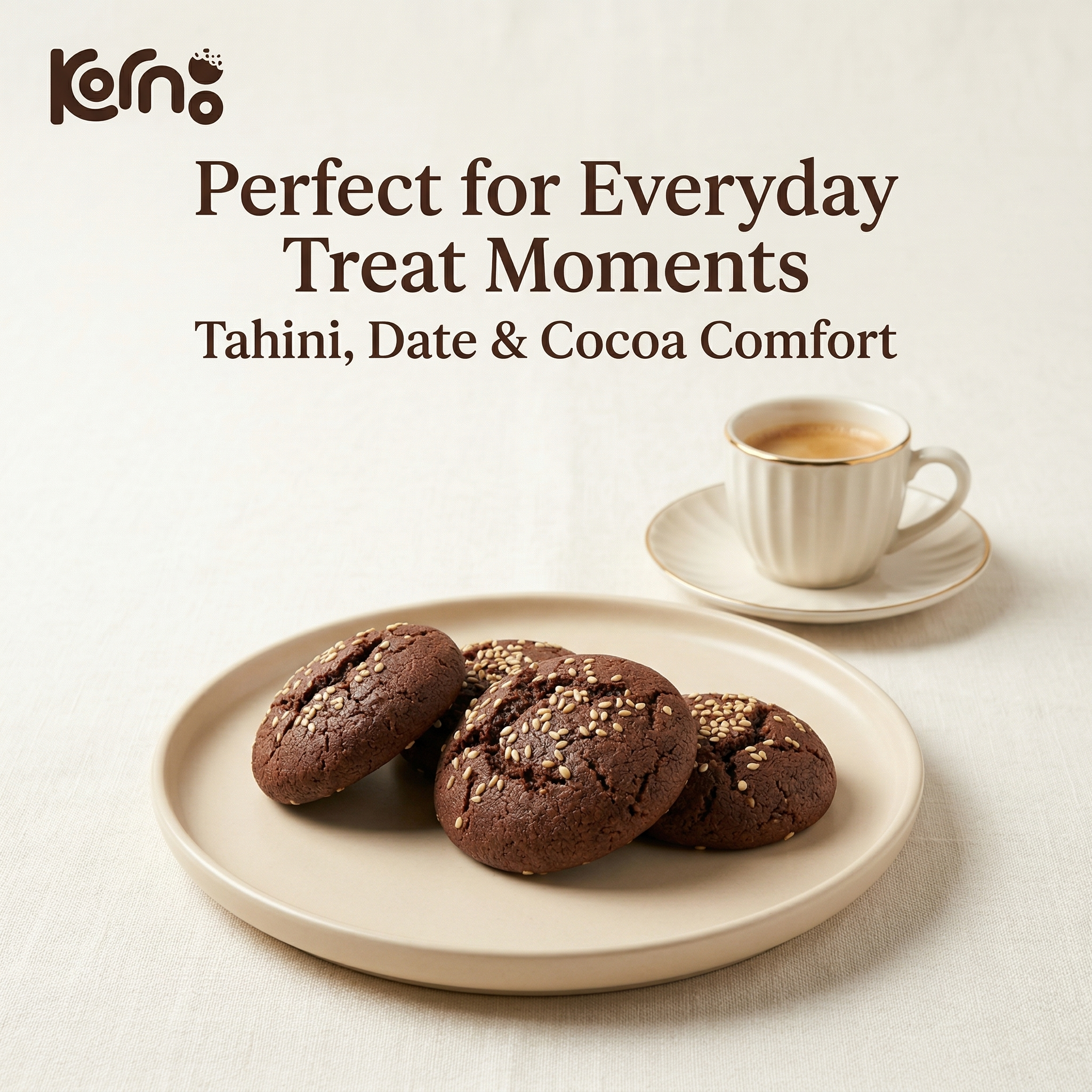 Kornoo Healthy Delight Tahini & Date Cookies 5pcs