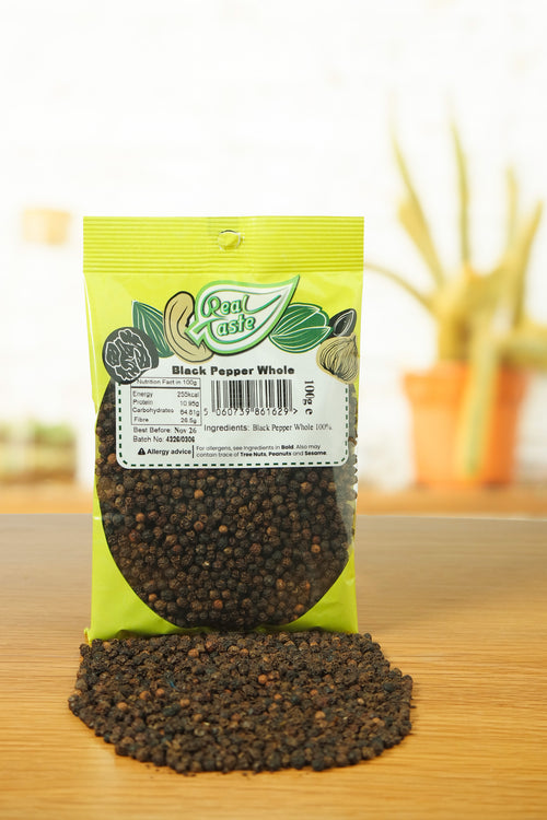 Real Taste Whole Black Peppercorns – Fresh Gourmet Spice UK
